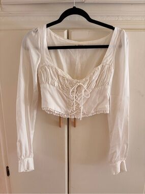 Eggie White Blouse / S